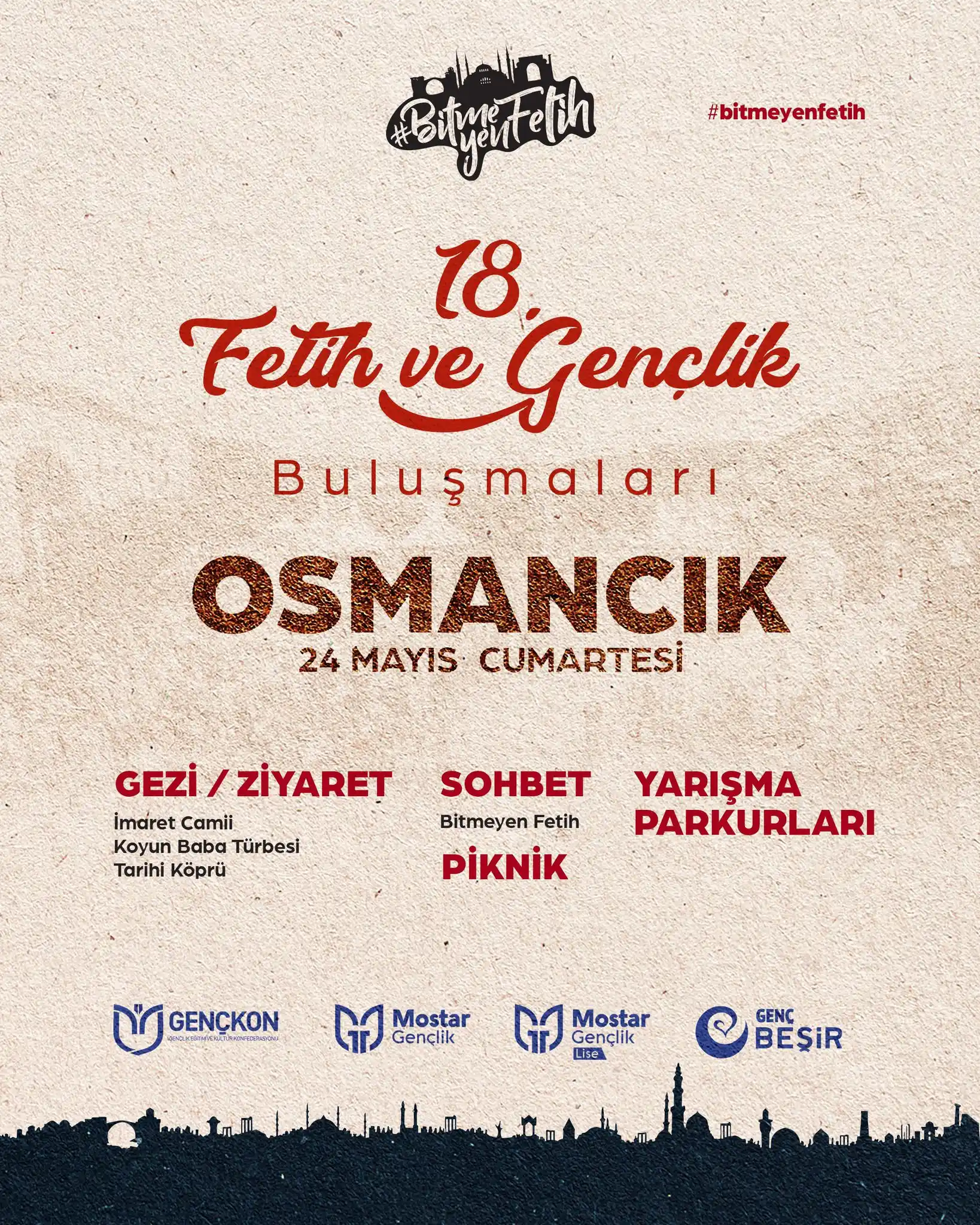 Image from Mostar Gençlik Lise: 🏹 18. Fetih ve Gençlik Buluşmaları 📍Osmancık 🗓️ 18 Mayıs <a cla...