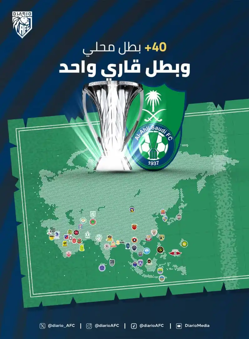 Image from ุงููุงุฏู ุงูุฃููู AFC|๐ข: โ๐ 40+ ุฏูุฑูุ ูุฃุจุทุงู ู
ุญูููู ููุซุฑ ๐ ูุจุทูููููู ููููููุงุฑู ูุงุญูููููุฏ ๐๐...