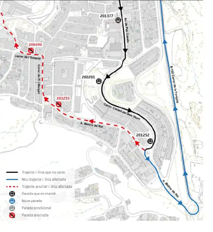 Image from Ajuntament de Castellbisbal: *AFECTACIÓ LÍNIES DE BUS CS1 I CS2* ⚠️ Avui dissabte, 24 de maig, amb...