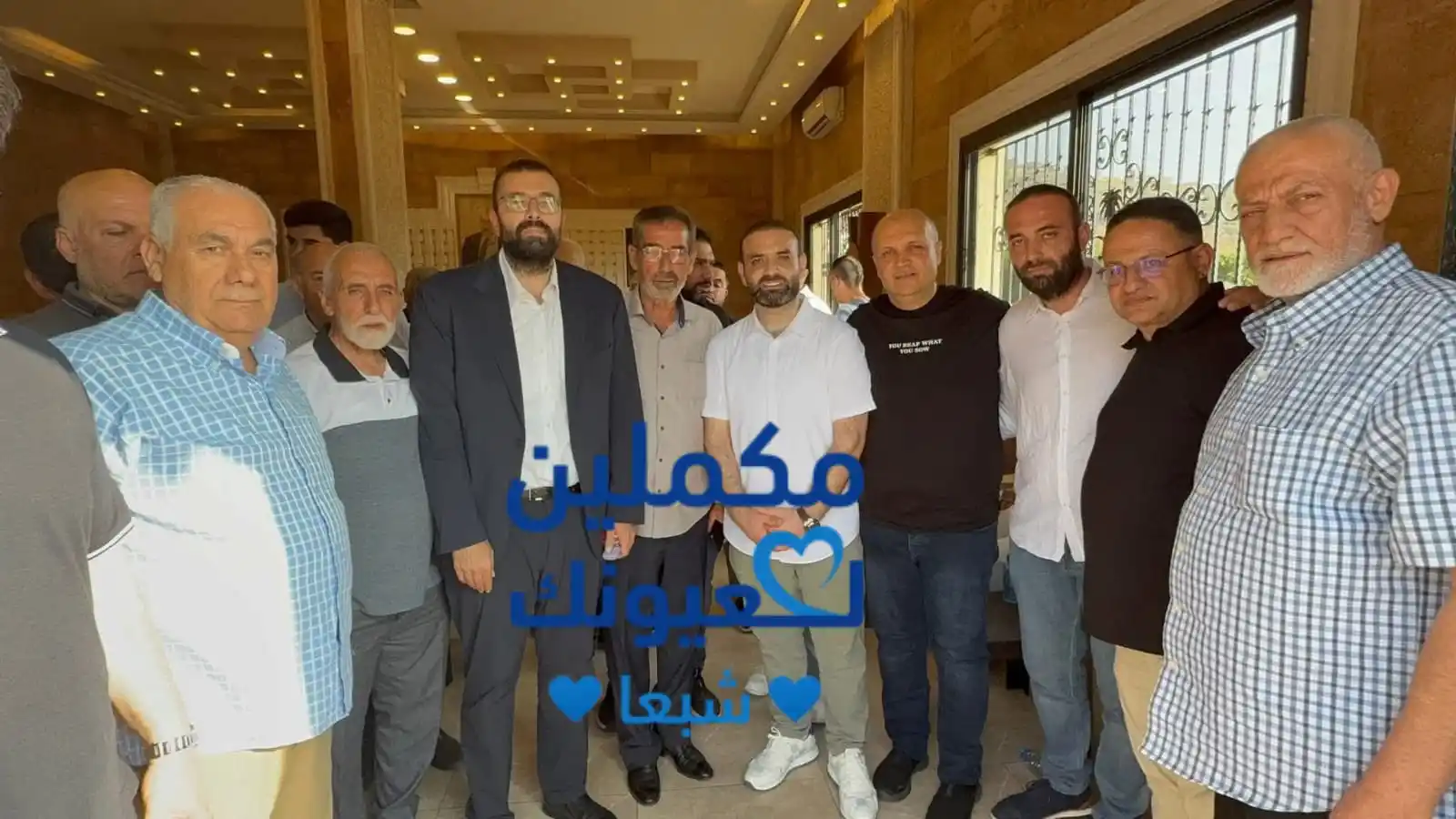 Image from مكملين لعيونك 💙شبعا💙: أحمد الحريري يقدّم برقية تعزية باسم سعد الحريري لعائلة حدارة قدّم أمي...