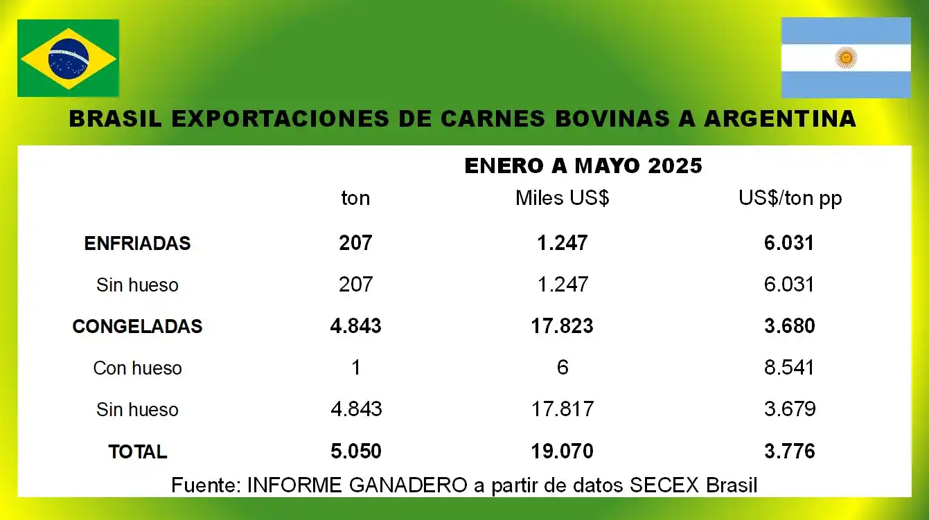 Image from Informe Ganadero: Argentina...destino de la carne brasileña 🇧🇷📈📊 https://informegana...