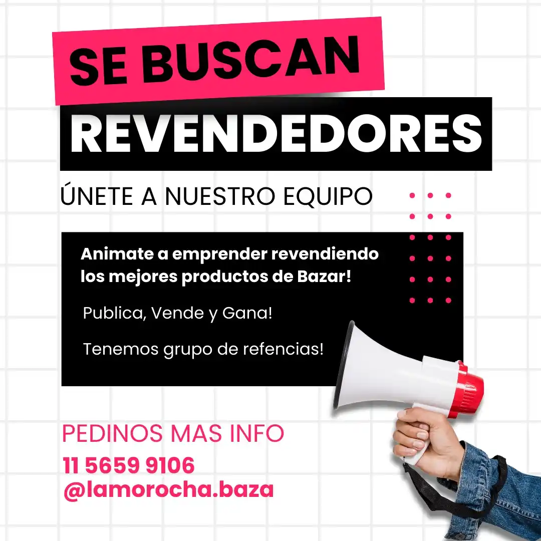 Image from NOVEDADES LA MOROCHA 🥰💗: *BUSCAMOS REVENDEDORES! 💖🥳*  ¿Queres tener un ingreso extra o crear ...