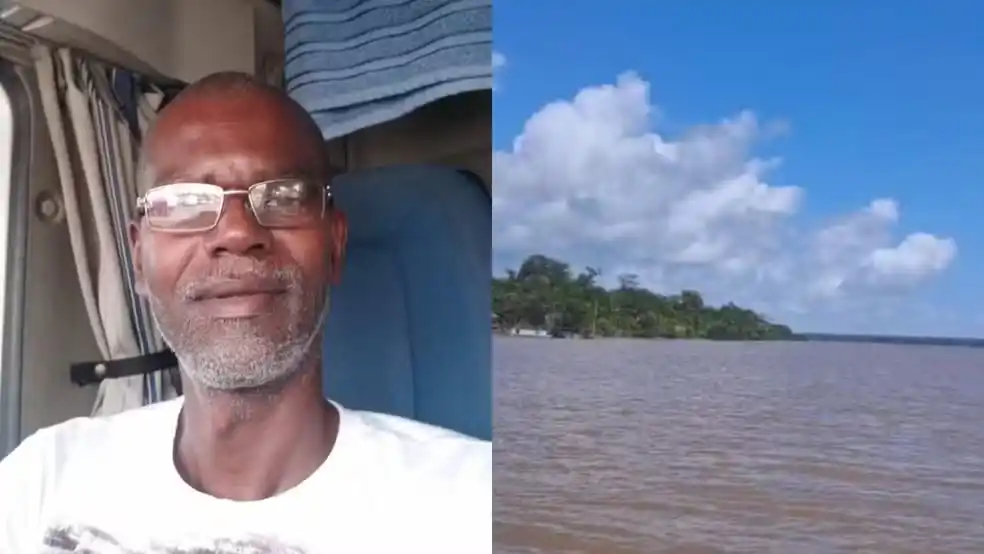 Image from g1Amapá: *Buscas por motorista que desapareceu durante viagem de balsa entre PA...