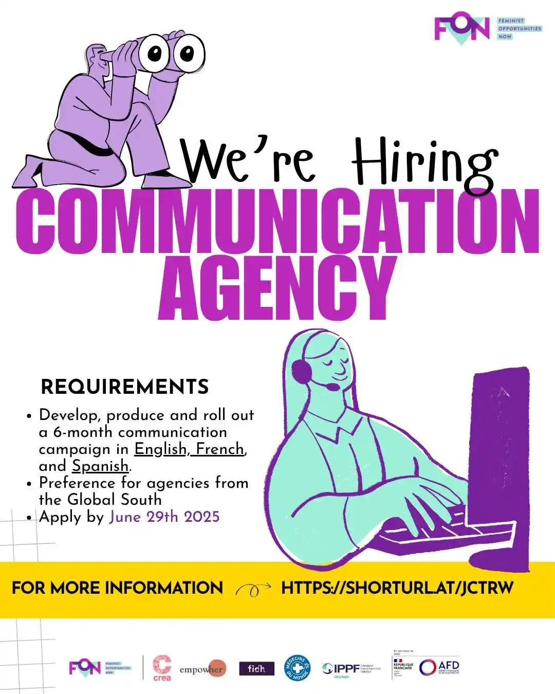 Image from Verifiable Jobs/ Opportunities With #AdetolaElegbeje: 🌟 CALL FOR A COMMUNICATION AGENCY! 🌟 The FON consortium is seeking ...