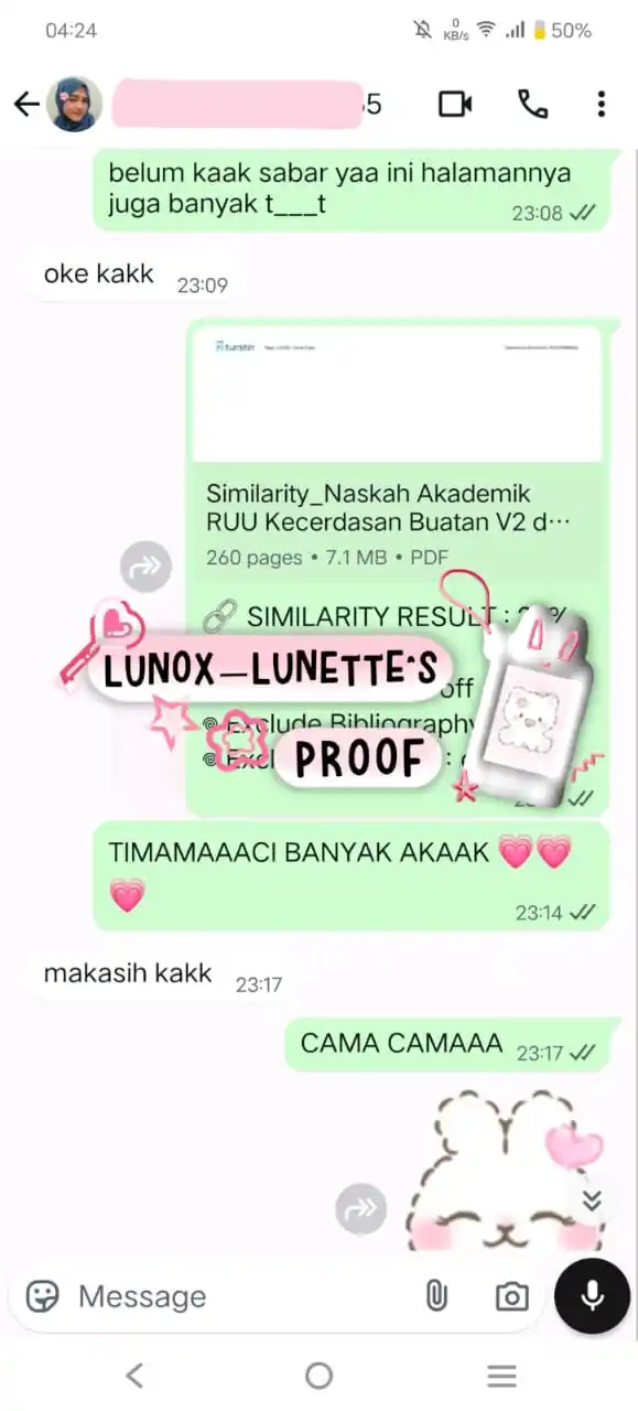 Image from 𓄸 ˖°. — Lunetté Proofs 𐙚
₊˚ ⊹: ❤︎ : Cek Turnitin Terima kasih! ૮₍ ˶ᵔ ᵕ ᵔ˶ ₎ა...