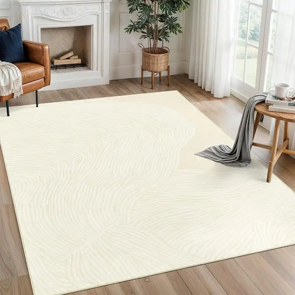 Image from AHORRANDO CON GABY : $19.xx 🔥🔥 Washable Rugs (White) CODIGO NSOF8WJ4 👉🏻 https...