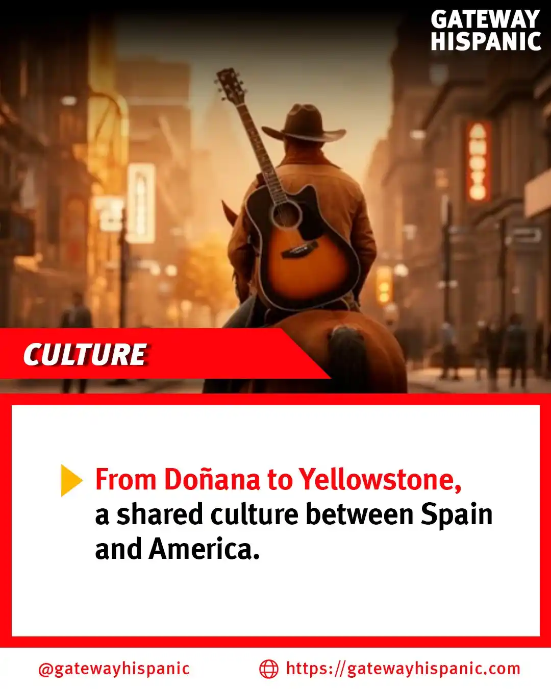 Image from Gateway Hispanic: 🤠🌾 From Doñana to Yellowstone, there’s more in common than it seems ...