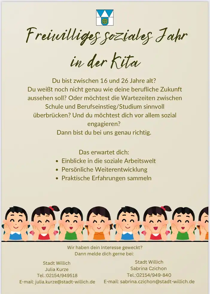 Image from Stadt Willich : Für alle zwischen 16 und 26 Jahren, die in ihrer Berufswahl noch unsic...