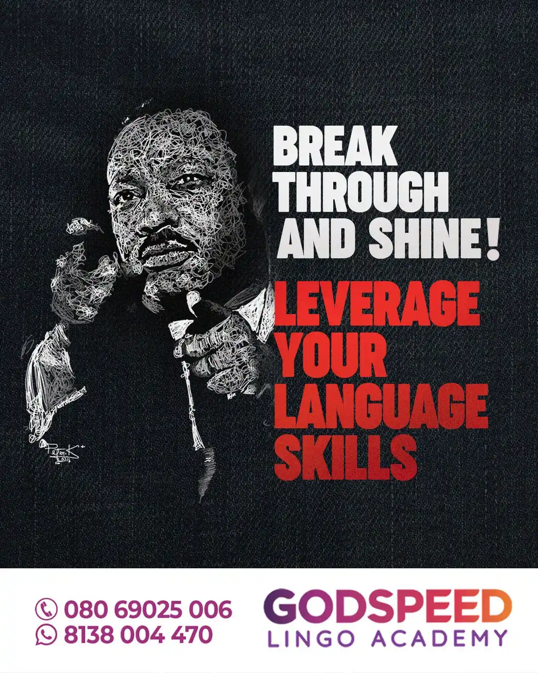 Image from Godspeed Immigration & Study Abroad Pvt Ltd: 🌍 *Martin Luther King Jr.'s powerful speeches show how impactful grea...