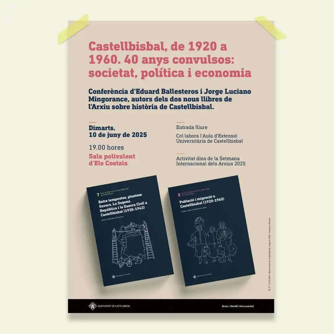 Image from Ajuntament de Castellbisbal: *NOUS LLIBRES SOBRE CASTELLBISBAL* 📚 T'interessa conèixer els esdeve...
