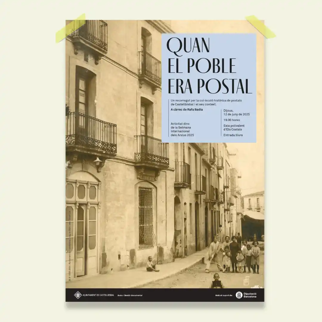 Image from Ajuntament de Castellbisbal: *QUAN EL POBLE ERA POSTAL* 🕰 T’agradaria viatjar en el temps a travé...