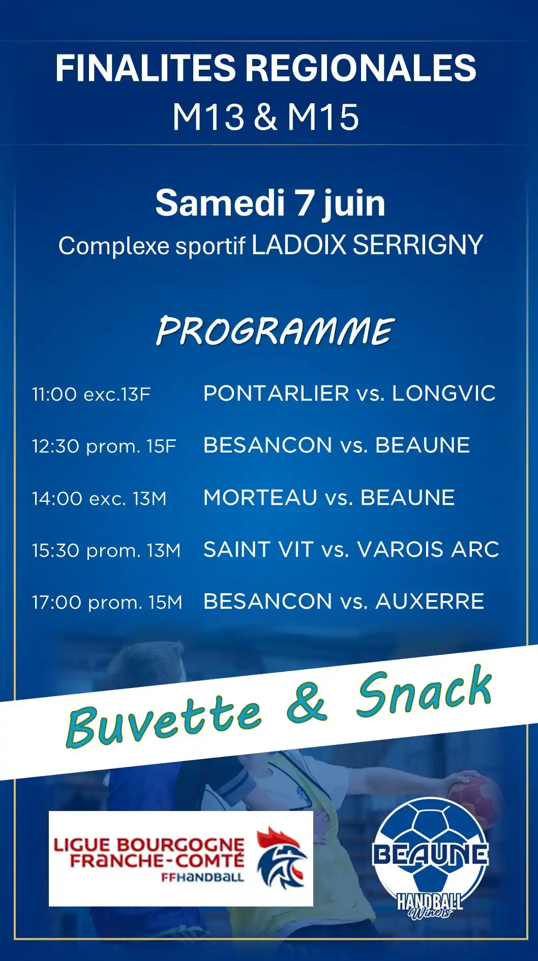 Beaune Handball post