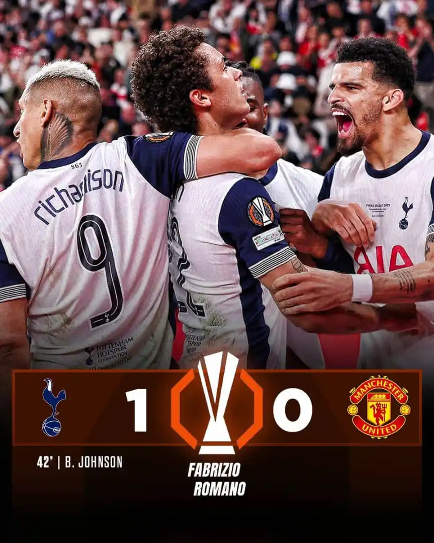 Image from The TrioBlog: 🚨🏆 Spurs are Europa League champions as they win their first major t...