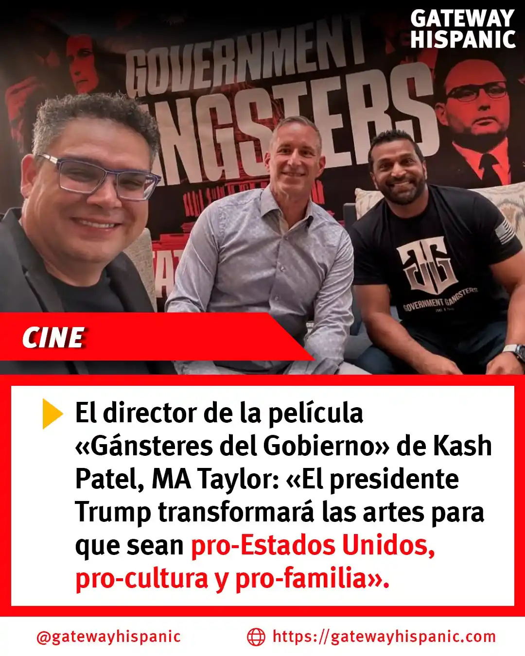 Image from Gateway Hispanic: 🎬🇺🇸 Trump quiere rescatar el arte y la cultura americana. MA Taylor...