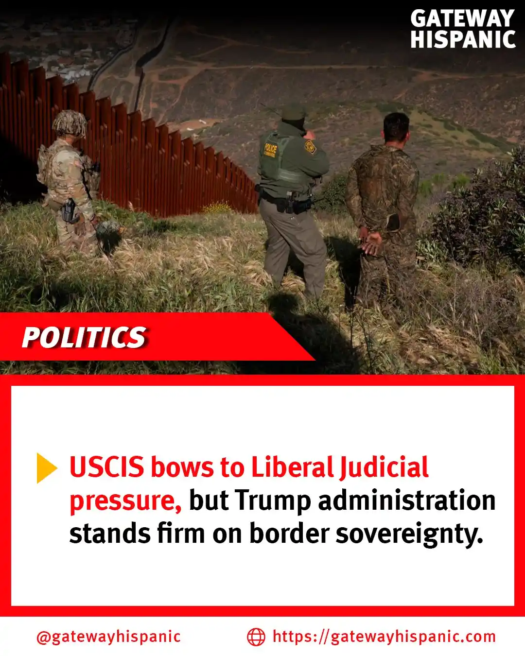 Image from Gateway Hispanic: 🇺🇸✈️ USCIS resumes parole processing under liberal judge’s order, de...