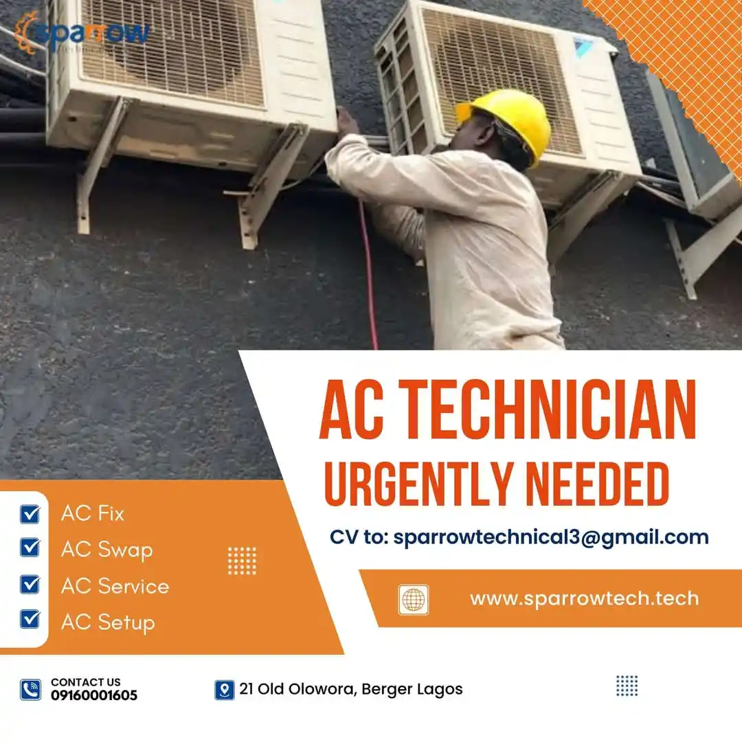 Image from Verifiable Jobs/ Opportunities With #AdetolaElegbeje: We need Qualified Professionals. Are you passionate about HVAC service...
