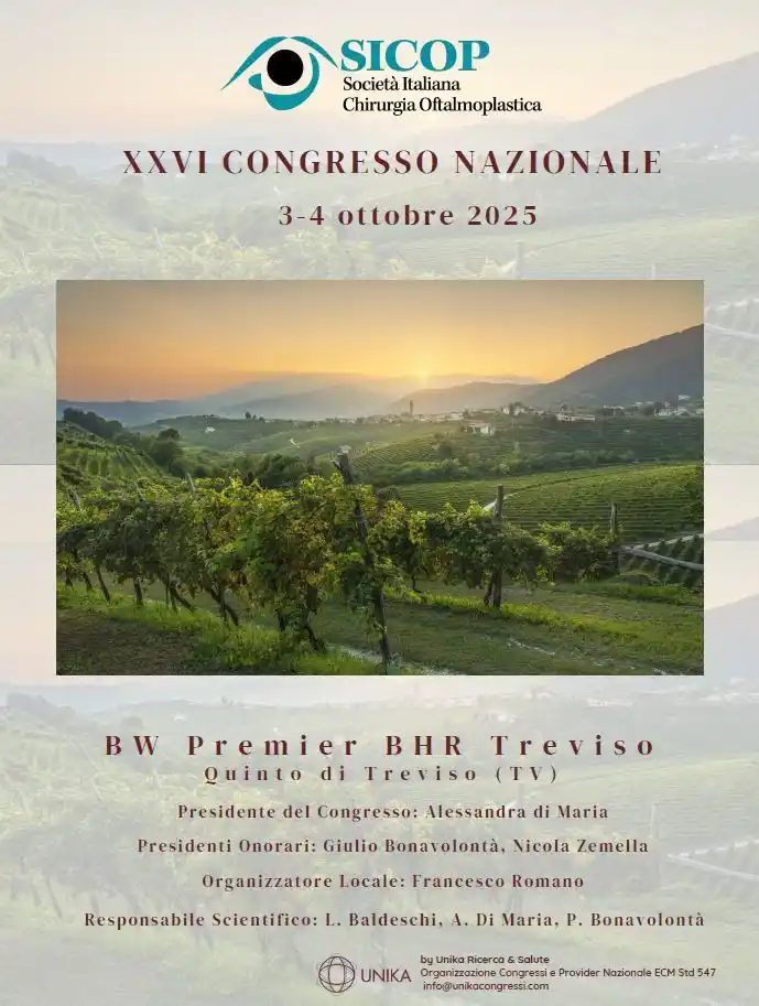 Image from Eyenews24: 3 - 4 ottobre XXVI Congresso Nazionale SICOP BW Premier BHR Treviso Q...
