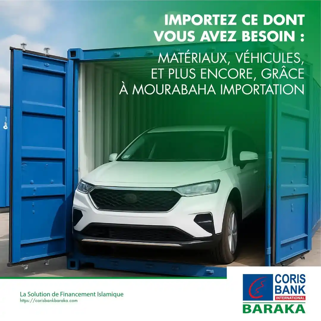 Image from Coris Bank International Togo: Besoin de moderniser votre équipement ? Mourabaha Importation vous pe...