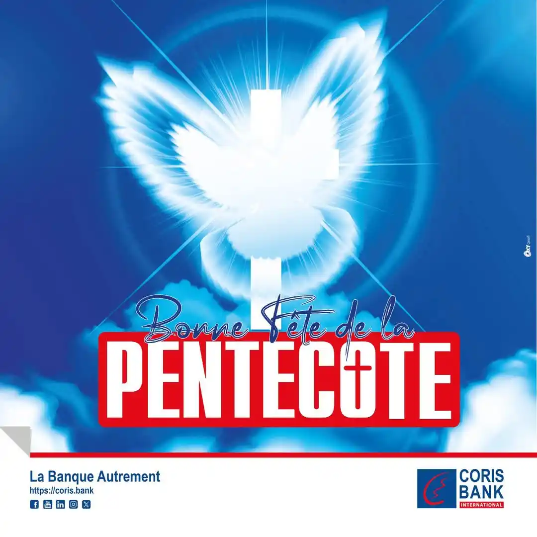 Image from Coris Bank International Togo: Bonne célébration de la fête de Pentecôte à toutes et à tous.  <a clas...