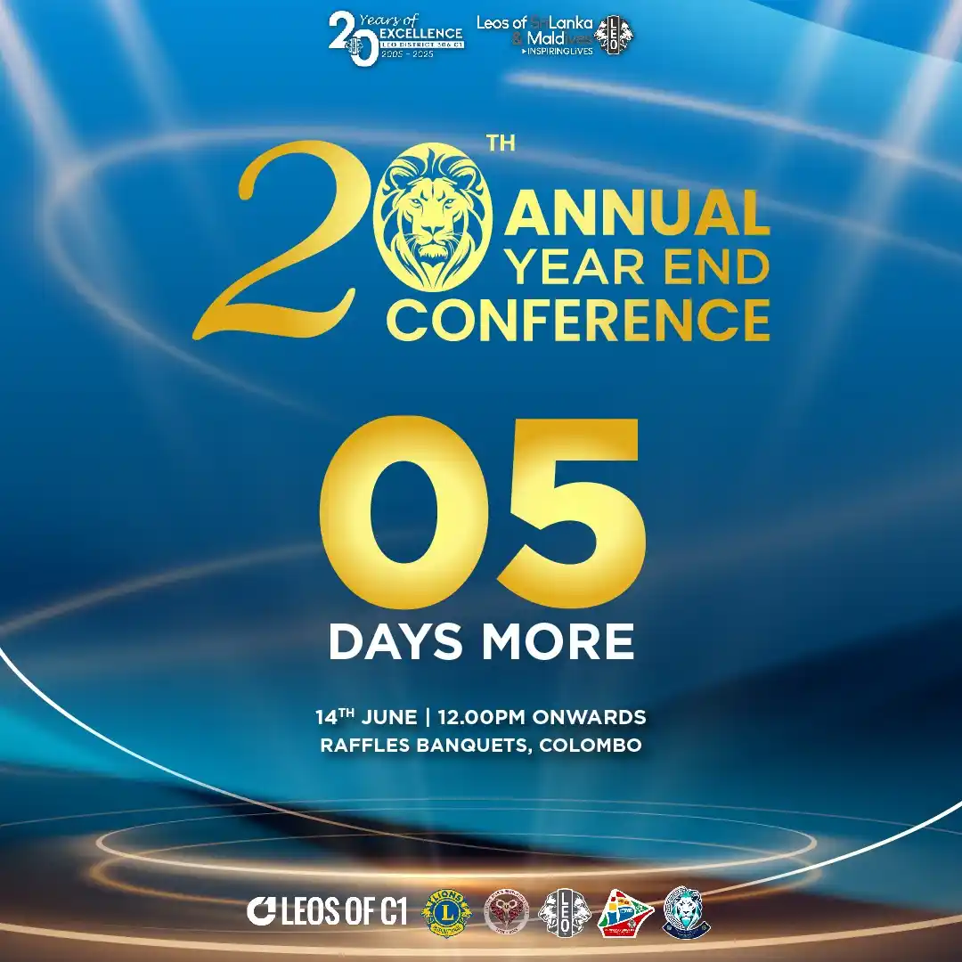 Image from Leo Club Of Kolonnawa: _*Celebrating Those Who Led for a Change*_ Five more days until we ga...
