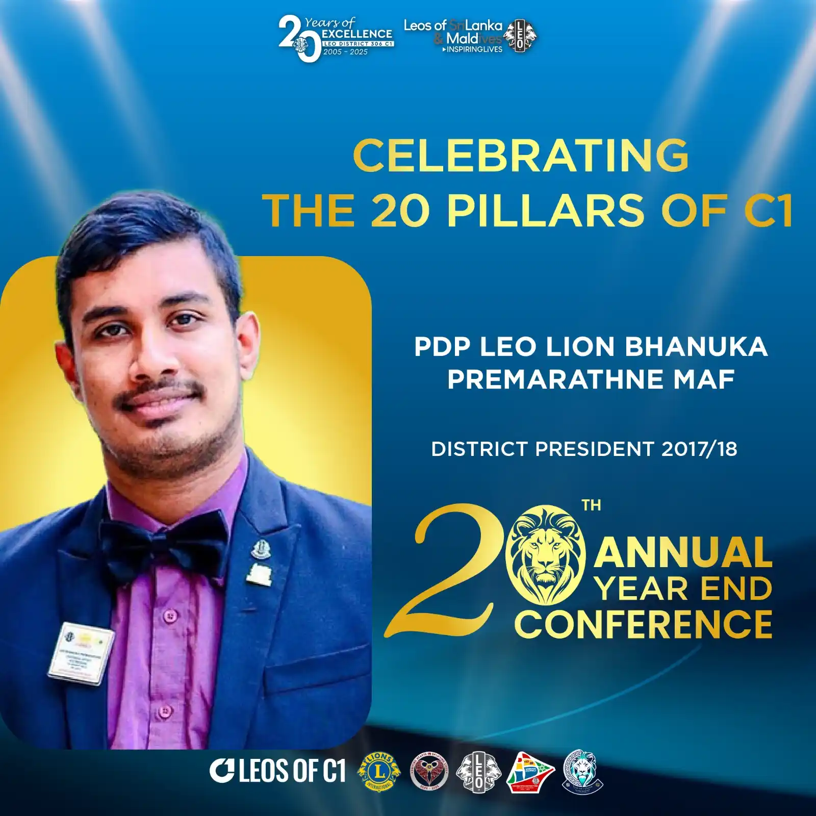 Image from Leo Club Of Kolonnawa: _*Celebrating Those Who Led for a Change*_ _Presenting you the 20 Pil...