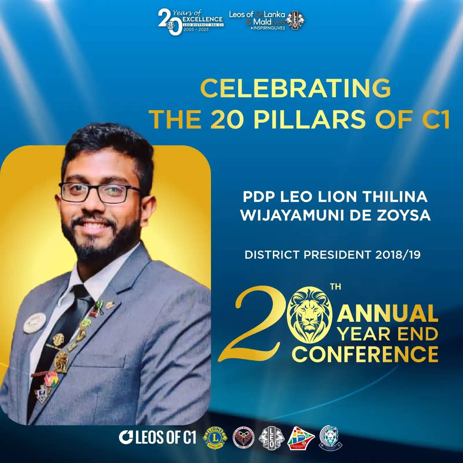 Image from Leo Club Of Kolonnawa: _*Celebrating Those Who Led for a Change*_ _Presenting you the 20 Pil...
