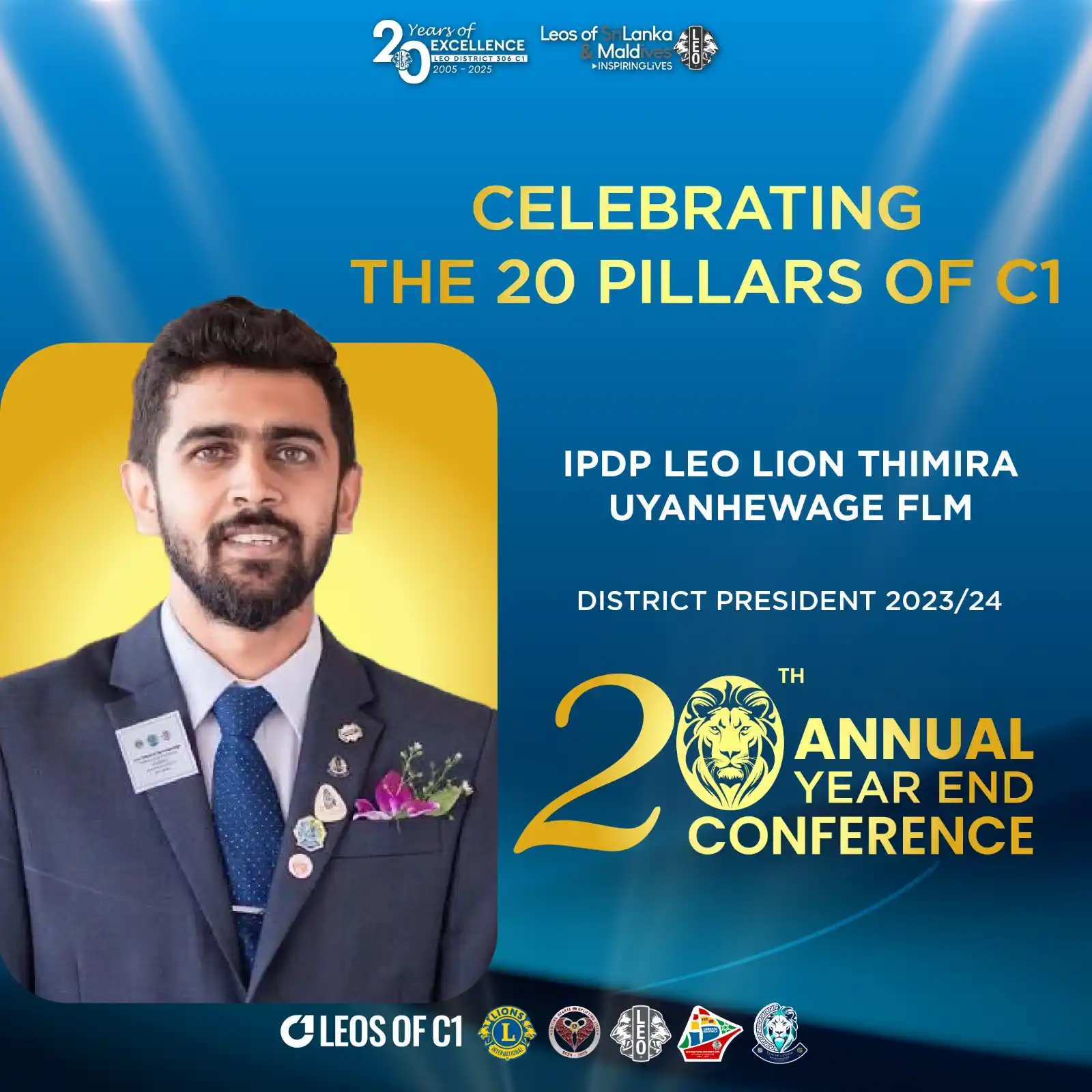 Image from Leo Club Of Kolonnawa: _*Celebrating Those Who Led for a Change*_ _Presenting you the 20 Pil...