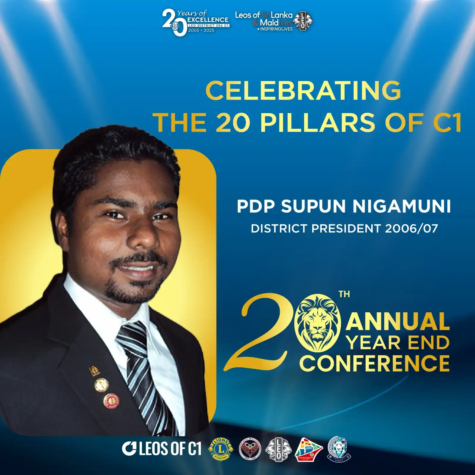 Image from Leo Club Of Kolonnawa: _*Celebrating Those Who Led for a Change*_ _Presenting you the 20 Pil...