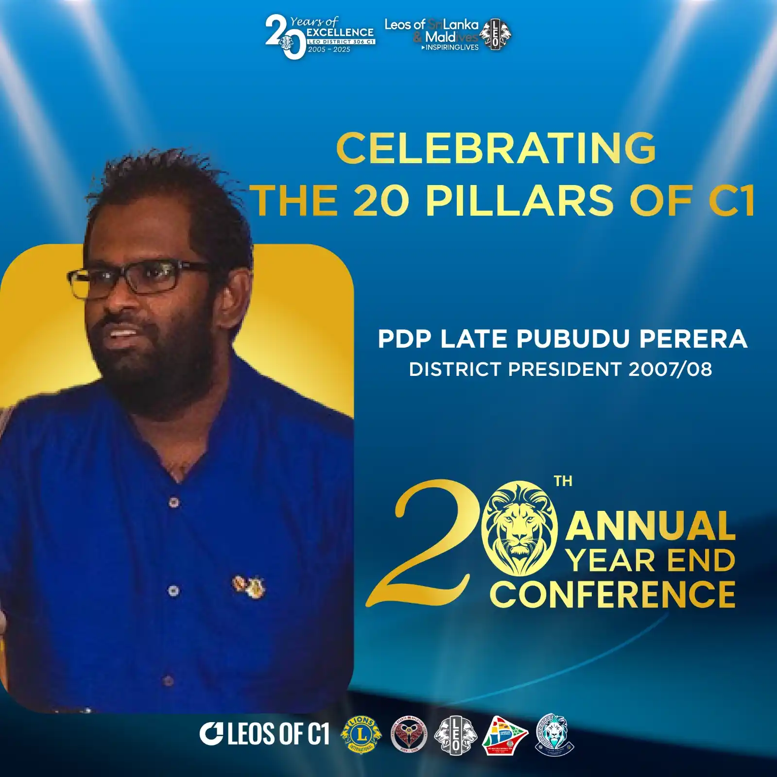 Image from Leo Club Of Kolonnawa: _*Celebrating Those Who Led for a Change*_ _Presenting you the 20 Pil...