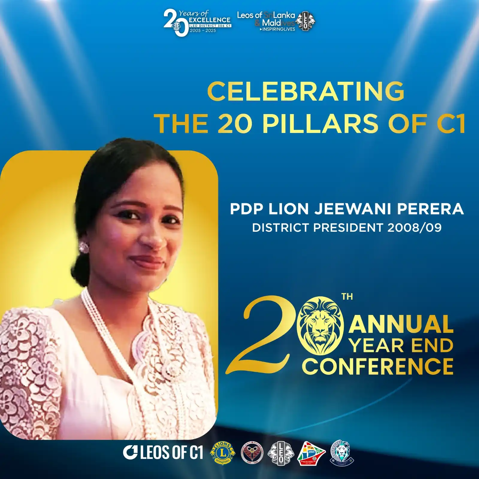 Image from Leo Club Of Kolonnawa: _*Celebrating Those Who Led for a Change*_ _Presenting you the 20 Pil...
