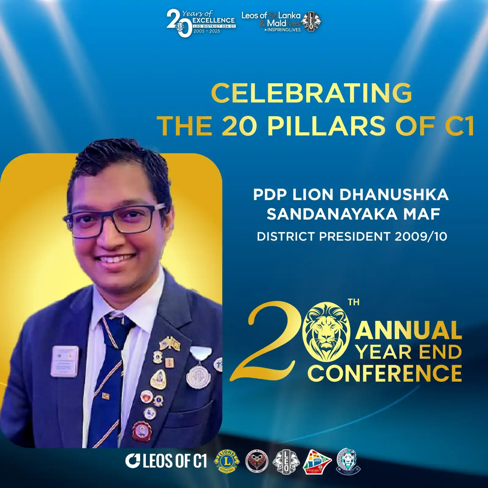 Image from Leo Club Of Kolonnawa: _*Celebrating Those Who Led for a Change*_ _Presenting you the 20 Pil...