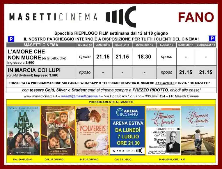 Masetti Cinema Fano post