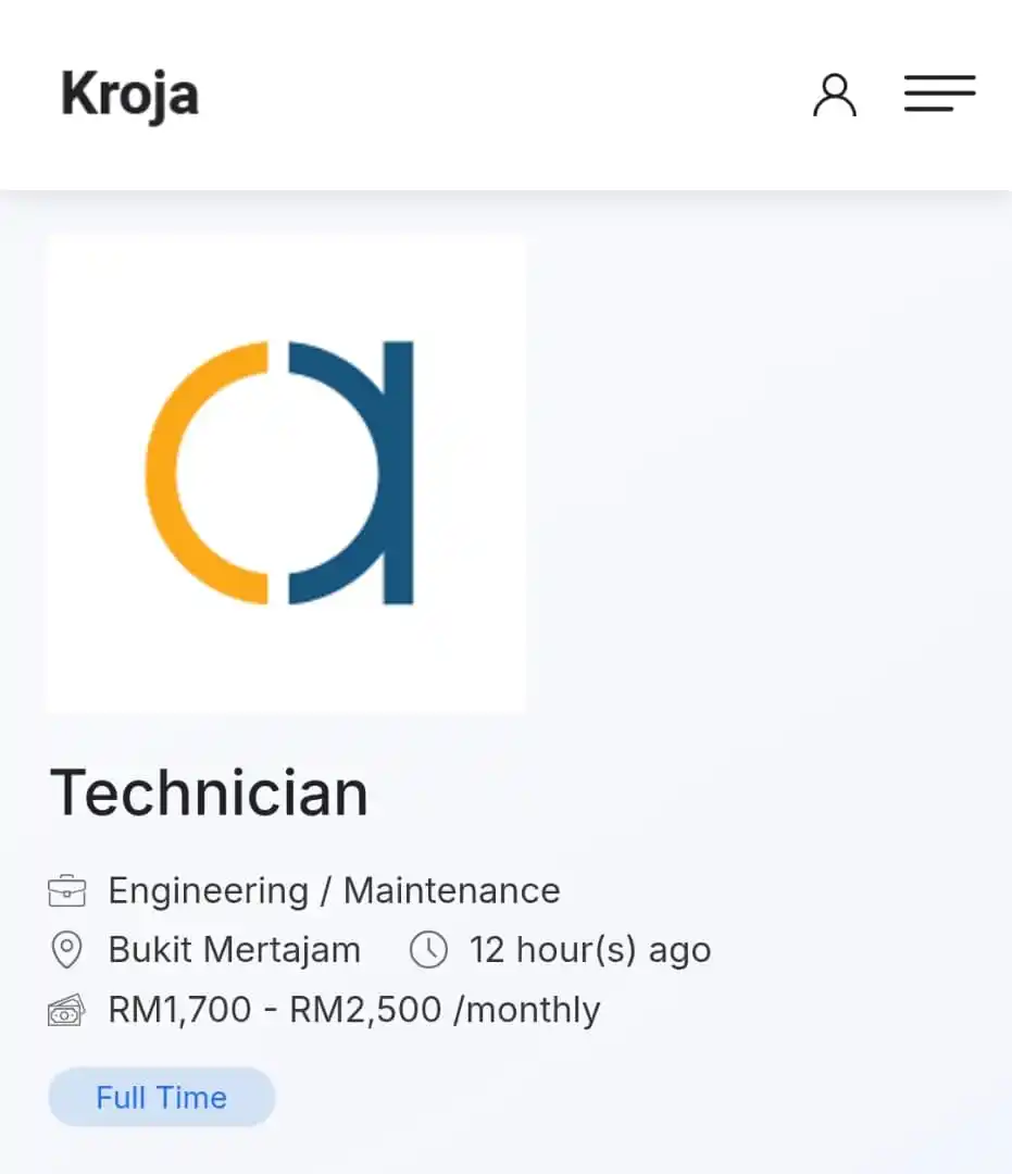 KROJA - Job Vacancy Malaysia post