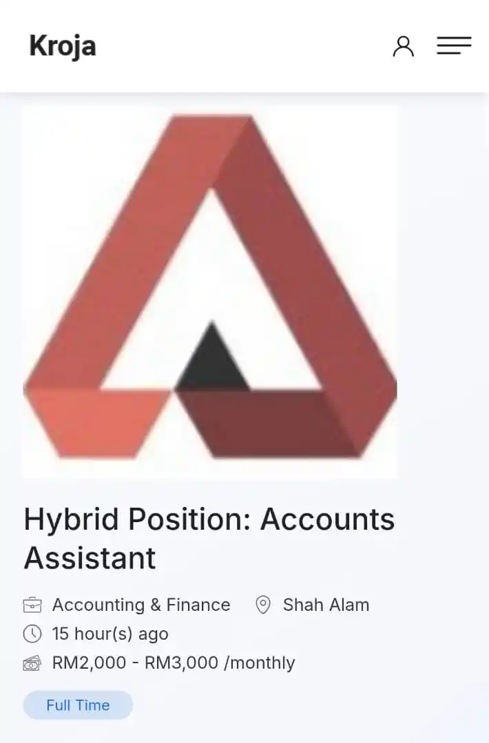 KROJA - Job Vacancy Malaysia post