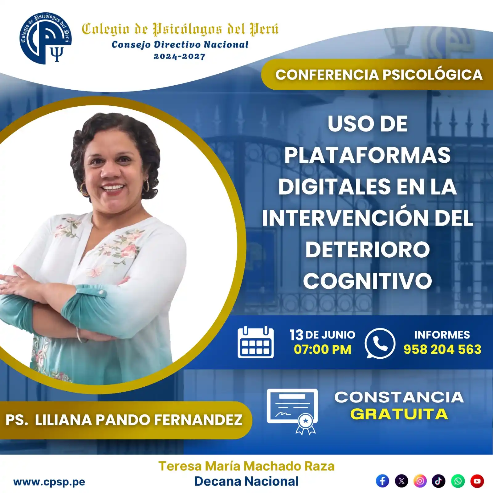 Image from Colegio de Psicólogos del Perú - CDN - Actualización Profesional 👩🏻🎓: <a class="text-blue-500 hover:underline cursor-pointer" href="/hashtag...