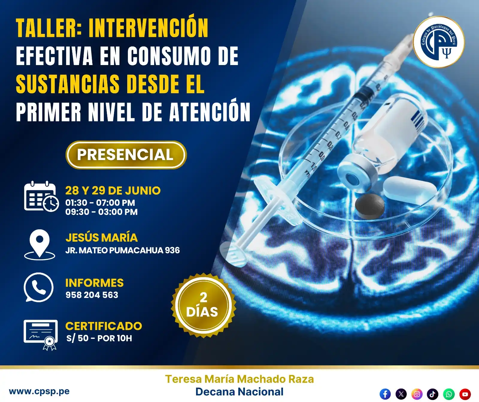 Image from Colegio de Psicólogos del Perú - CDN - Actualización Profesional 👩🏻🎓: <a class="text-blue-500 hover:underline cursor-pointer" href="/hashtag...
