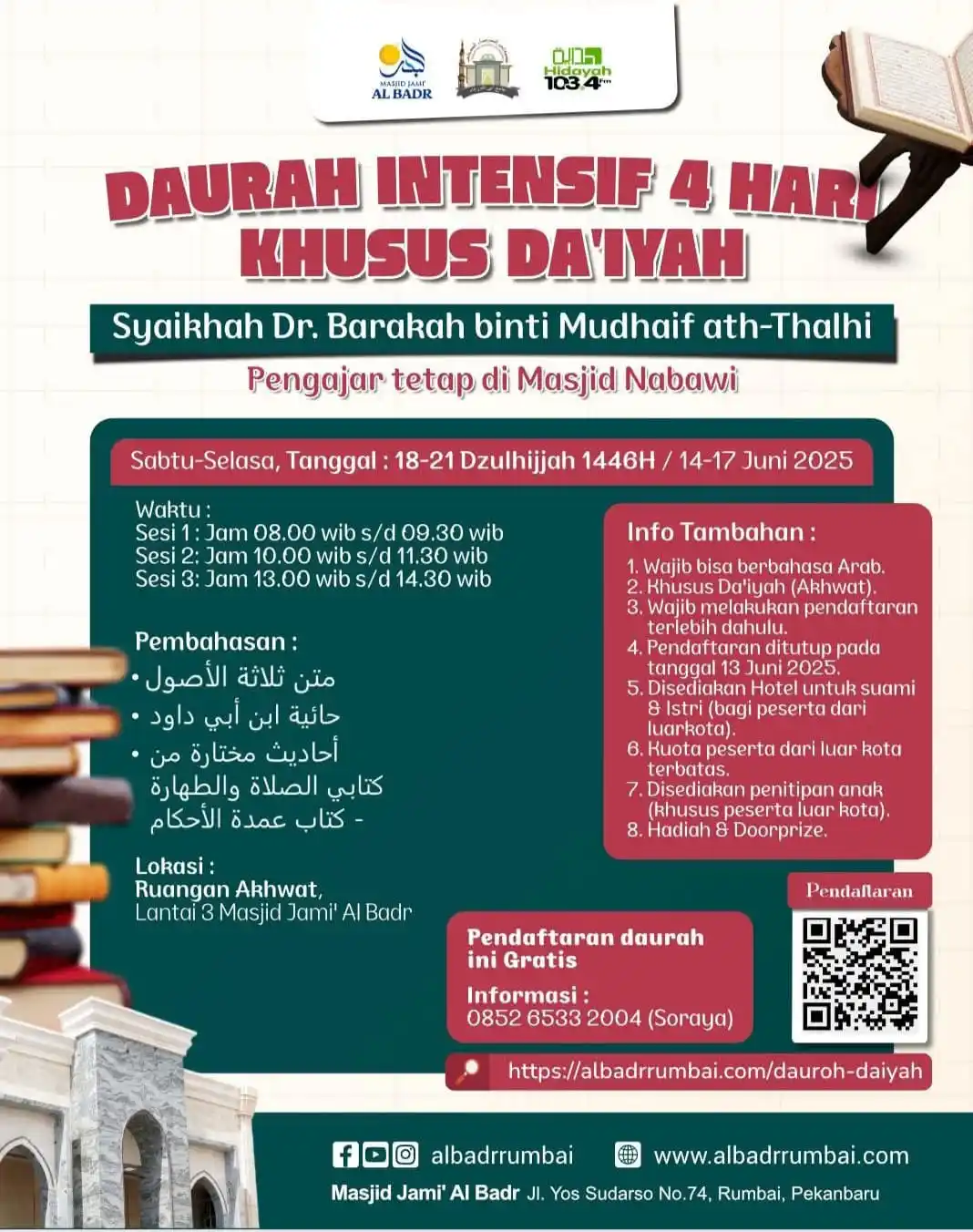 Image from Informasi Dan Nasehat: Dengan taufik dari Allah Subhanahu wa Ta’ala, kami mengundang para Mus...