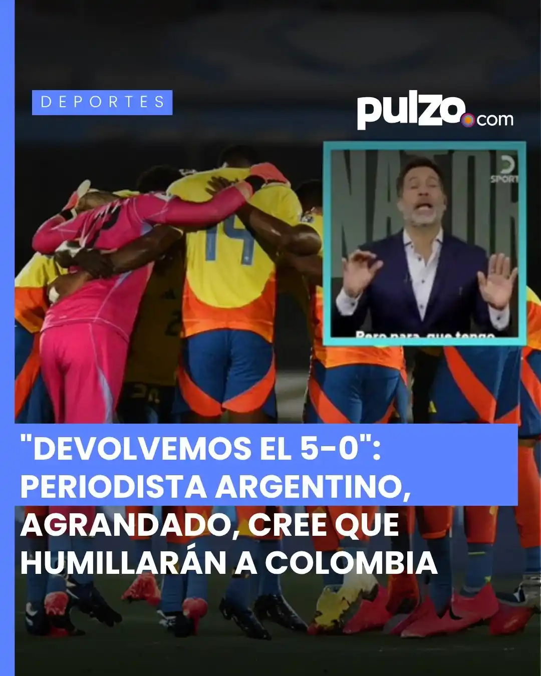 Image from Pulzo Fútbol: El elenco nacional tendrá una muy difícil visita al estadio Más Monume...