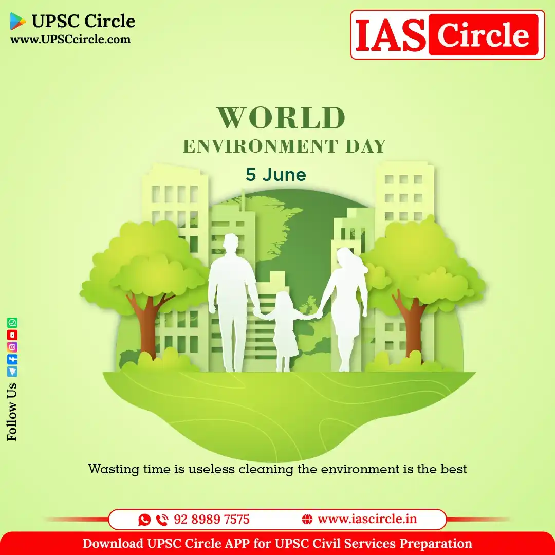 Image from IAS Circle for UPSC Civil Services Preparation: 🌱🌍 Environment isn’t a chapter, it’s our future. Read, revise, and r...