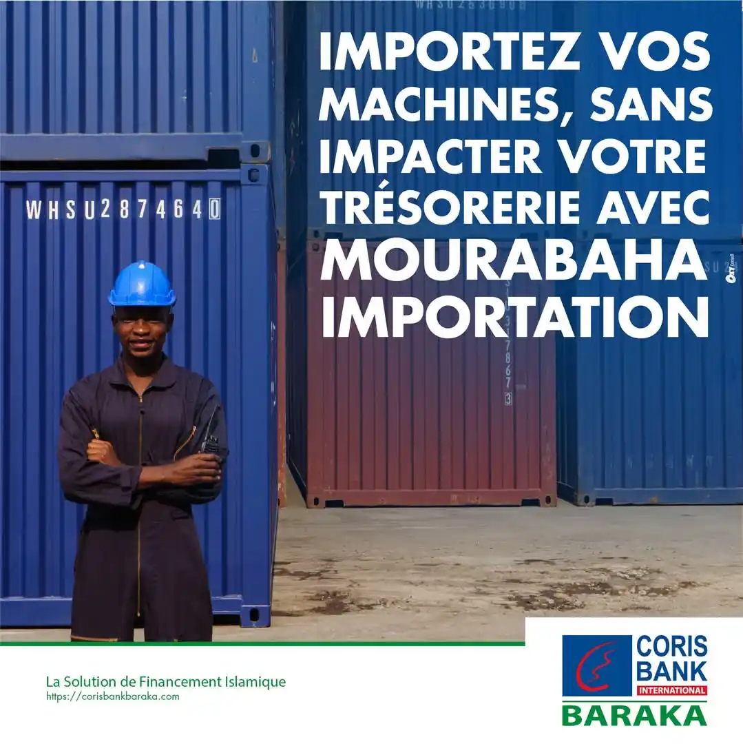 Image from Coris Bank International Togo: Grâce à Mourabaha Importation, financez toutes vos acquisitions avec u...