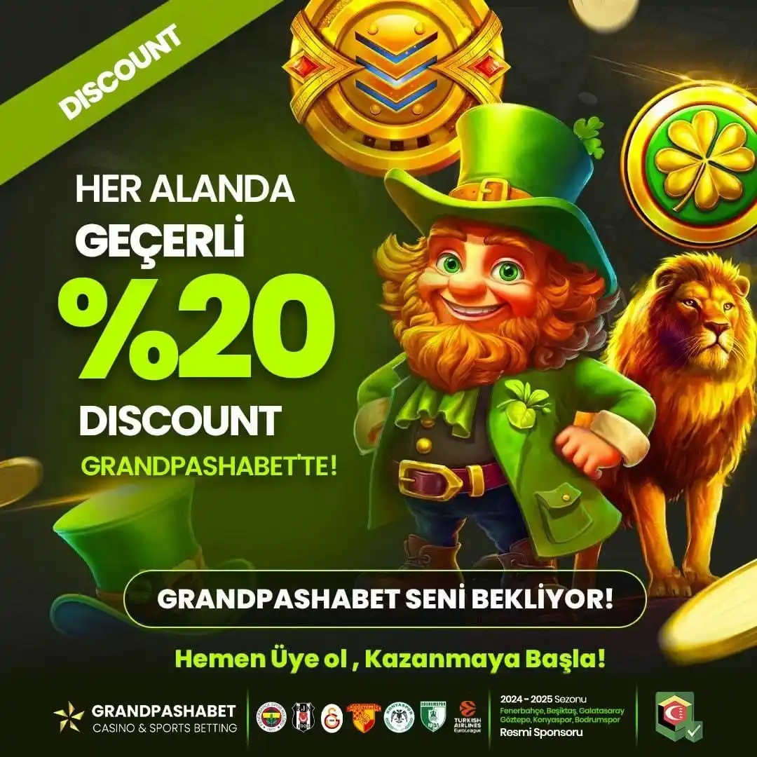 Image from GrandPasha Resmi: 🎁 *Grandpasha'da Her Alanda Geçerli %20 Discount !*  🌟 *Grandpasha'd...
