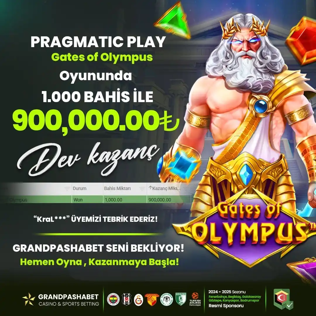 Image from GrandPasha Resmi: *GrandPasha'da sizden gelenler!* ⚡️ *( PRAGMATIC PLAY) Gates Of Olym...