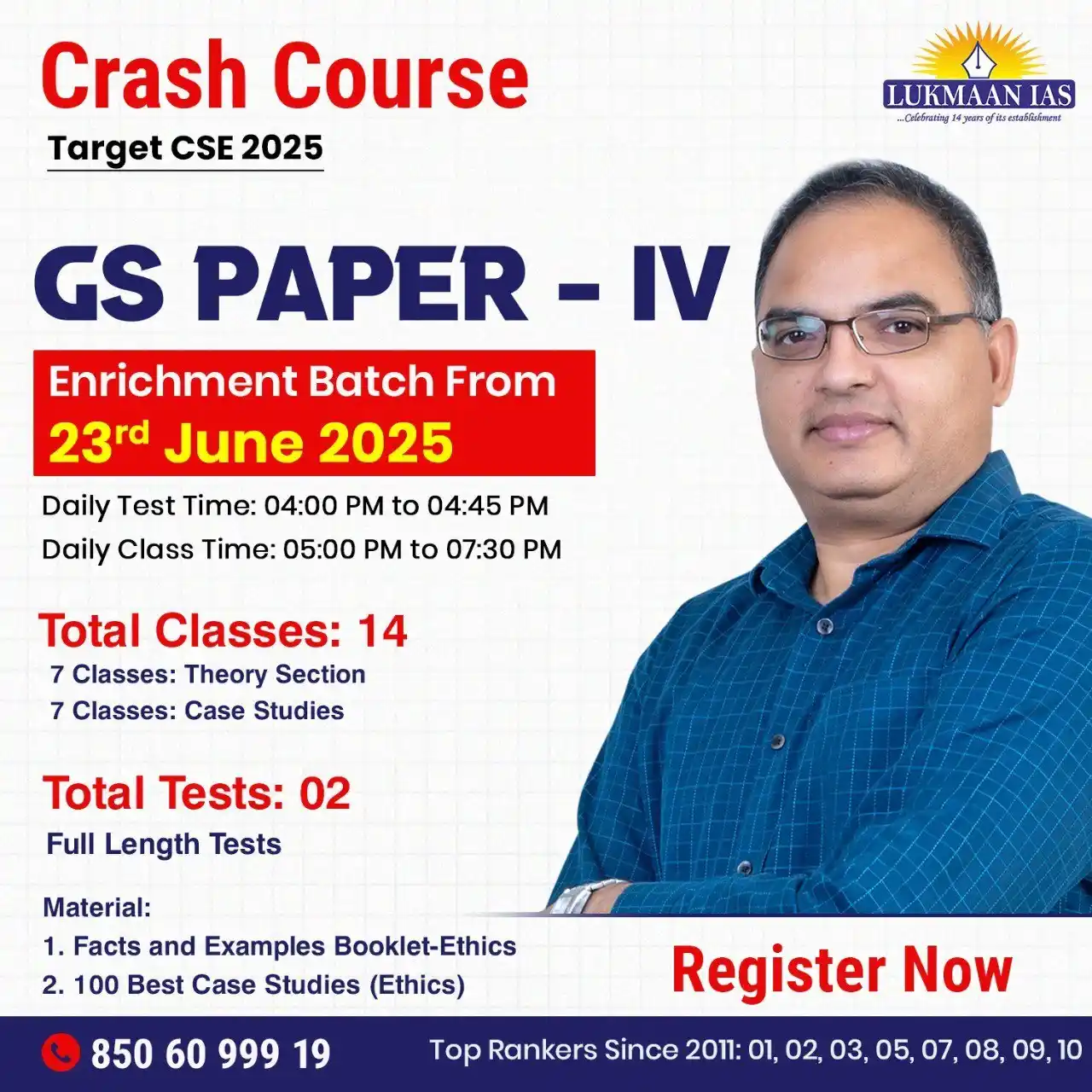 Image from Lukmaan IAS: GS Paper - IV (Ethics) Crash Course | Target CSE 2025 Enrichment Batc...