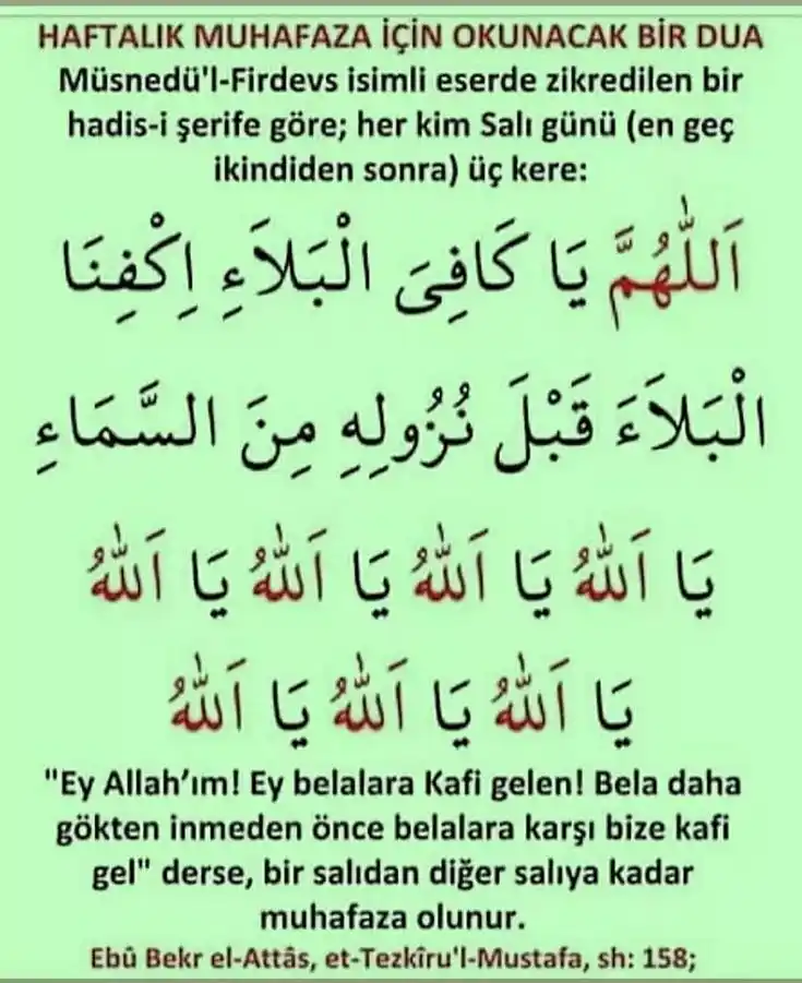 Image from Unutturulan Maneviyat: Her salı günleri ikindiyi kıldın kalkma secadde den oku 3 kez sığın Al...