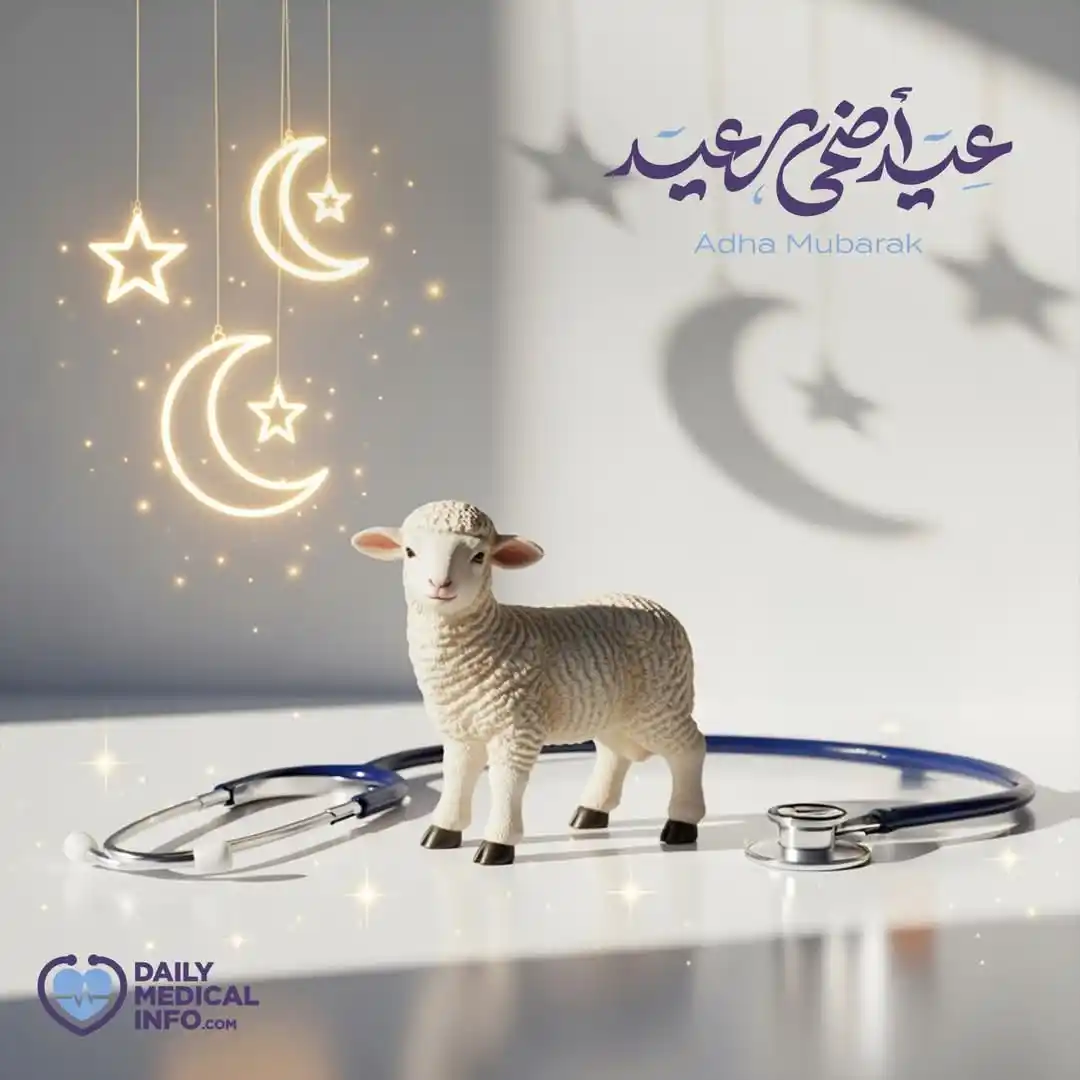 Image from Dailymedicalinfo.com: كل عام وأنتم بخير بمناسبة عيد الأضحى نسأل الله أن يجعله عيدًا مباركًا،...