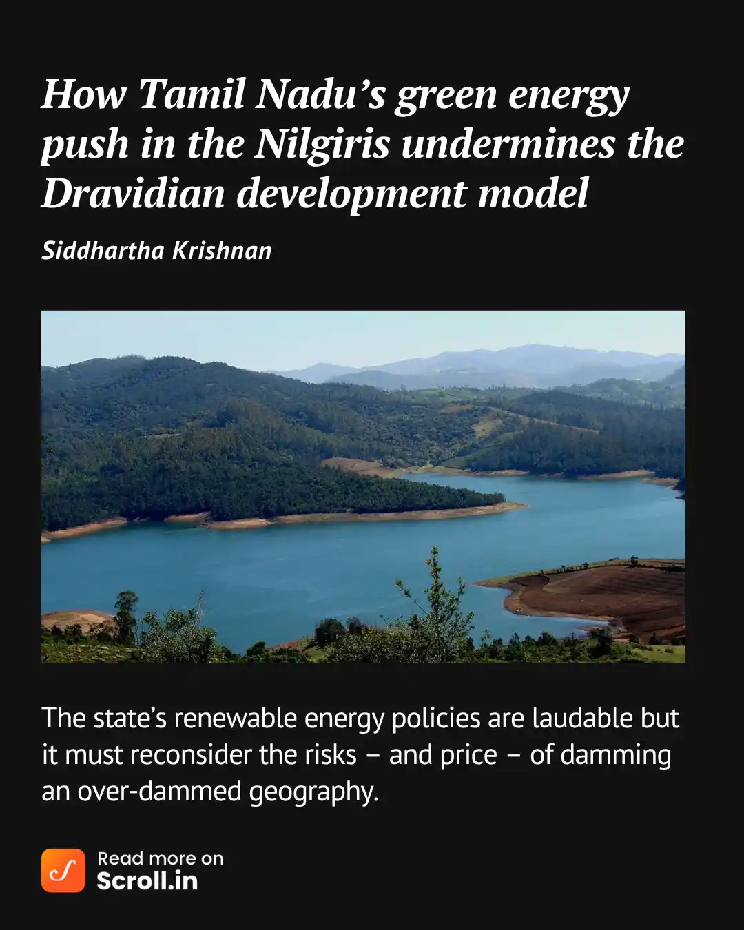 Image from Scroll.in: MK Stalin’s government is thinking hard about how to make the Dravidia...