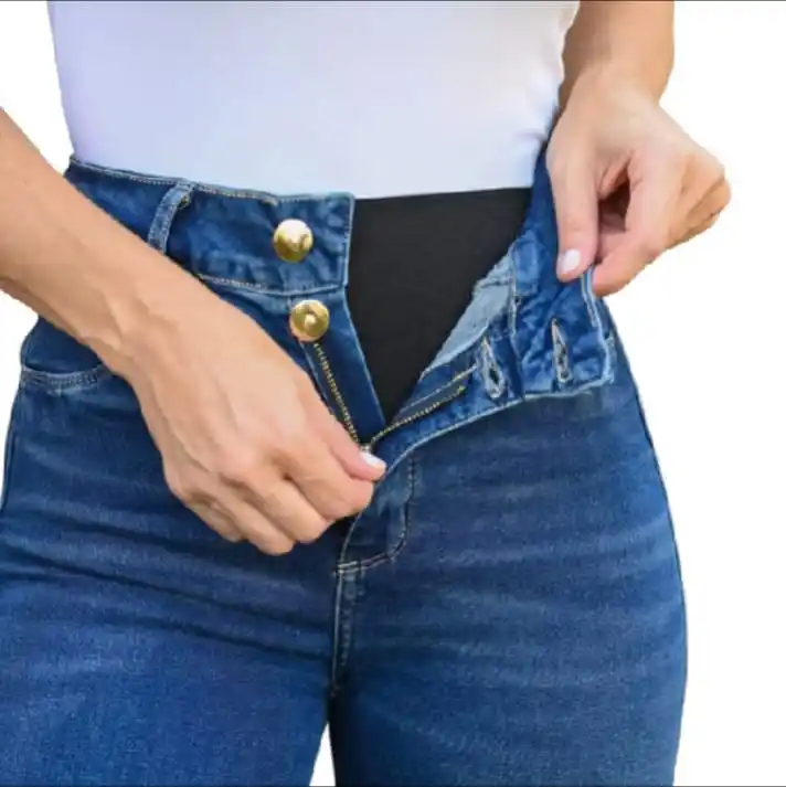 Image from ✨ ACHEI OFERTAS & CUPONS  🤑🔥: *NO MENOR VALOR 🤑*  🛍️ Calça Jeans Feminina Com Cinta Embutida Model...
