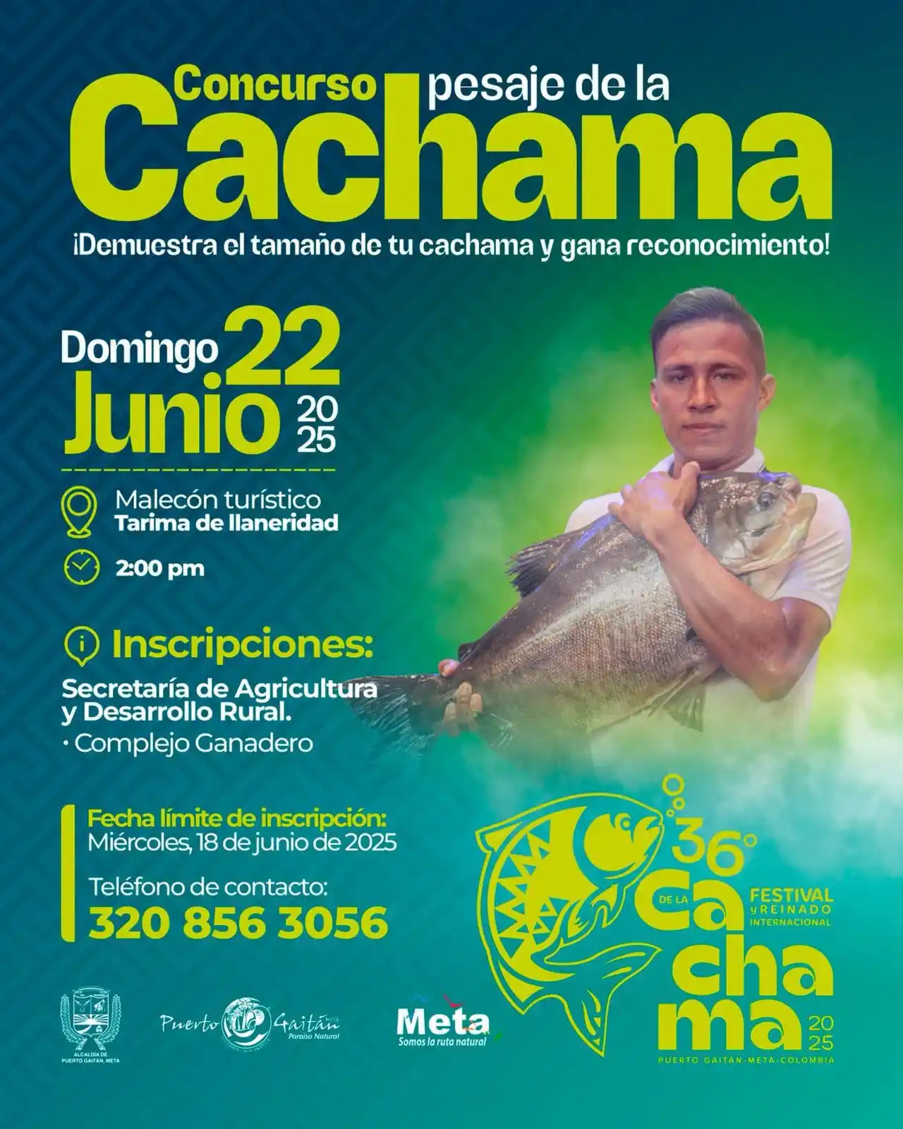 Image from Villavoalreves Chanel: 🎣 ¡Participa en el Concurso de Pesaje de la Cachama! 📅 22 de junio |...