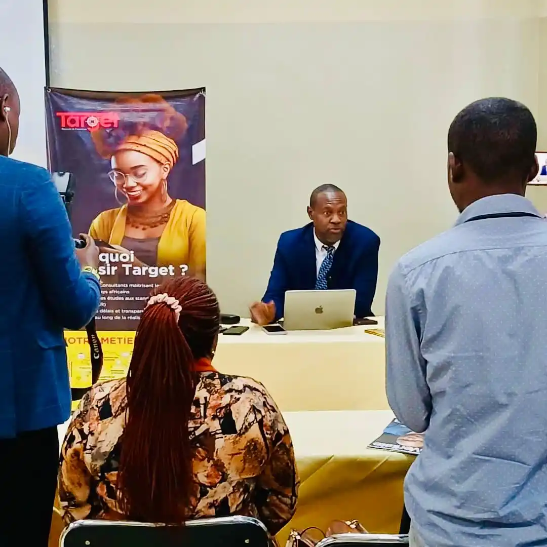 Image from Target Sarl: *POINT DE PRESSE A LUBUMBASHI SUR LES CONGOLAIS ET LE SECTEUR MINIER* ...