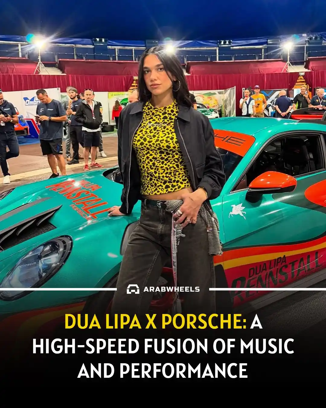 Image from ArabWheels: Pop meets performance! 🎤🏎️ At the 2025 Monaco Grand Prix, Porsche re...
